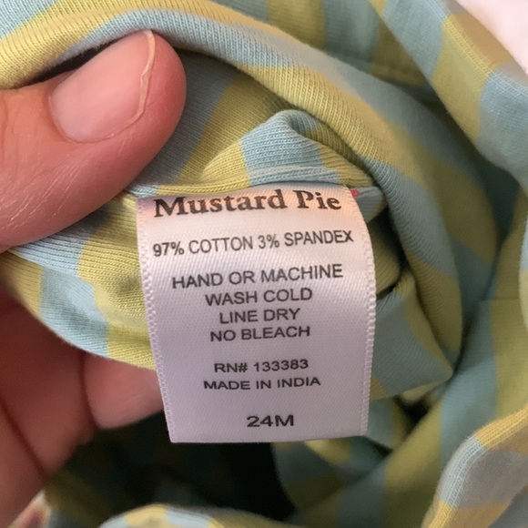 Mustard Pie top and shorts - Picture 8 of 8